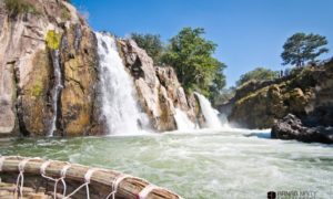 Hogenakkal Falls: River Kaveri blowing smoke up